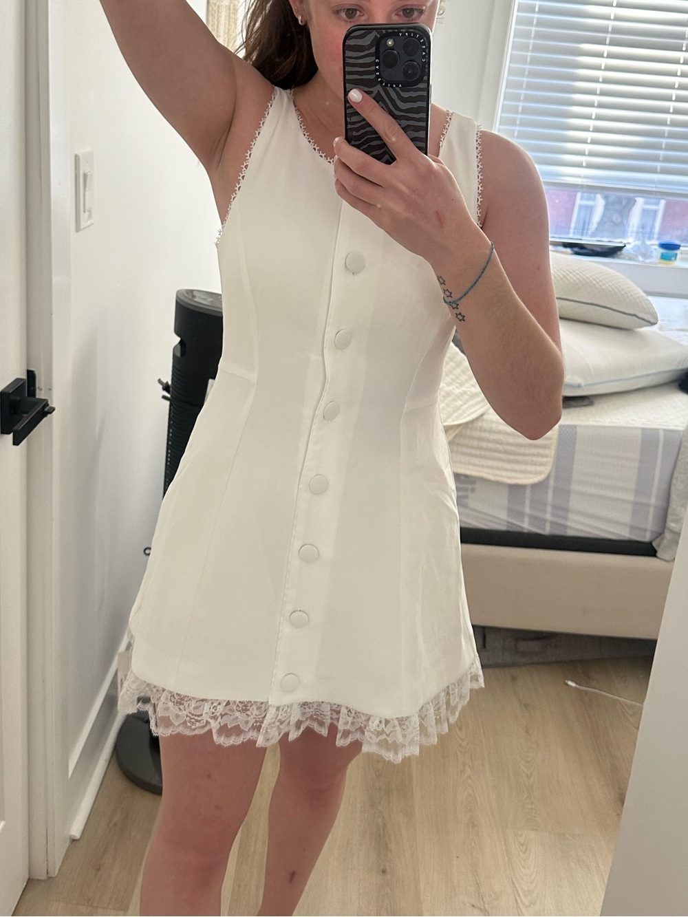 For Love and Lemons Venus Mini Dress with Detachable Bloomers